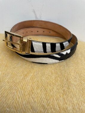Lorenzi vintage belt pony hair?
